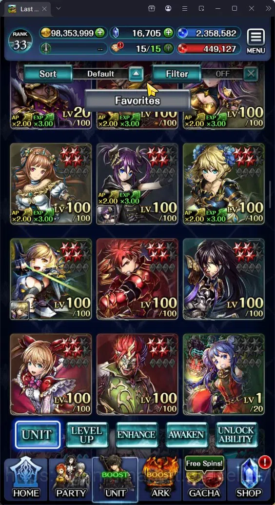 Last Cloudia Accounts GLOBAL|Rank 33|Top Tier Unit (Hinata,Benimaru,Mili image 5