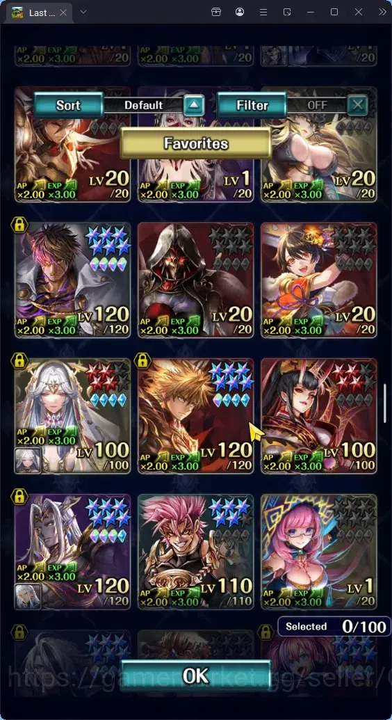 Last Cloudia Accounts GLOBAL|Rank 33|Top Tier Unit (Hinata,Benimaru,Mili image 9