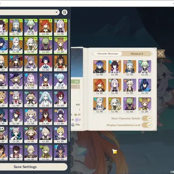 Genshin Impact Accounts Others Asia|AR 56|Premium Team Flins|7 Limited + 3(*5