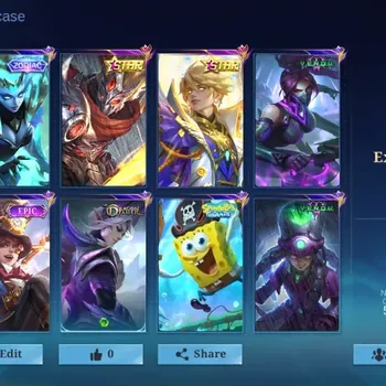 Mobile Legends: Bang Bang Accounts Others Global|174 Skin|Expert|Annual: Hayabusa,Vale|LB: Tigreal|DT: Valir,Ling|Venom