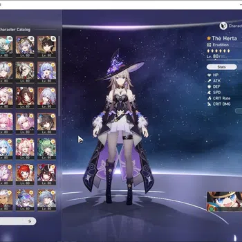 Honkai Star Rail Accounts Others Asia|TL 70|30 Limited|4 Team Prem|Castorice,SW999,Hyacine,Sparkle Etc)+Sign