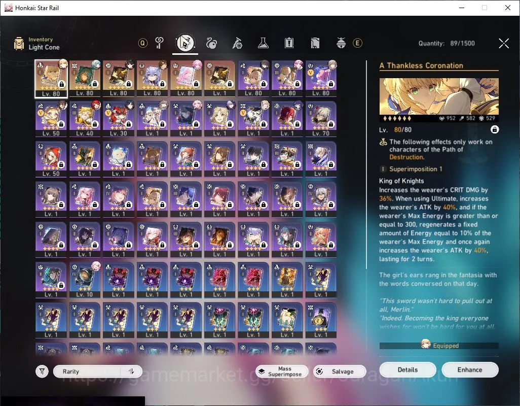 Honkai Star Rail Accounts End Game Asia| TL 66| 7 limited |[Cyrene,Saber,Anaxa,Dante]+Sign,B3,Ruan Mei,Archer|Mc 3