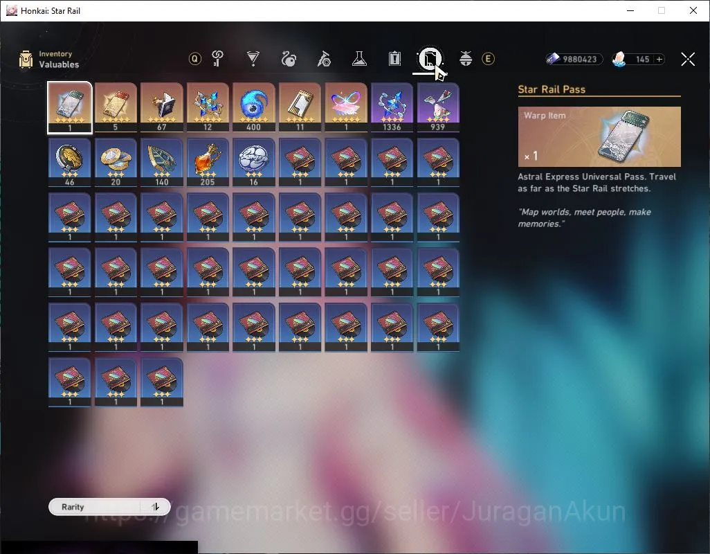Honkai Star Rail Accounts End Game Asia| TL 66| 7 limited |[Cyrene,Saber,Anaxa,Dante]+Sign,B3,Ruan Mei,Archer|Mc 5