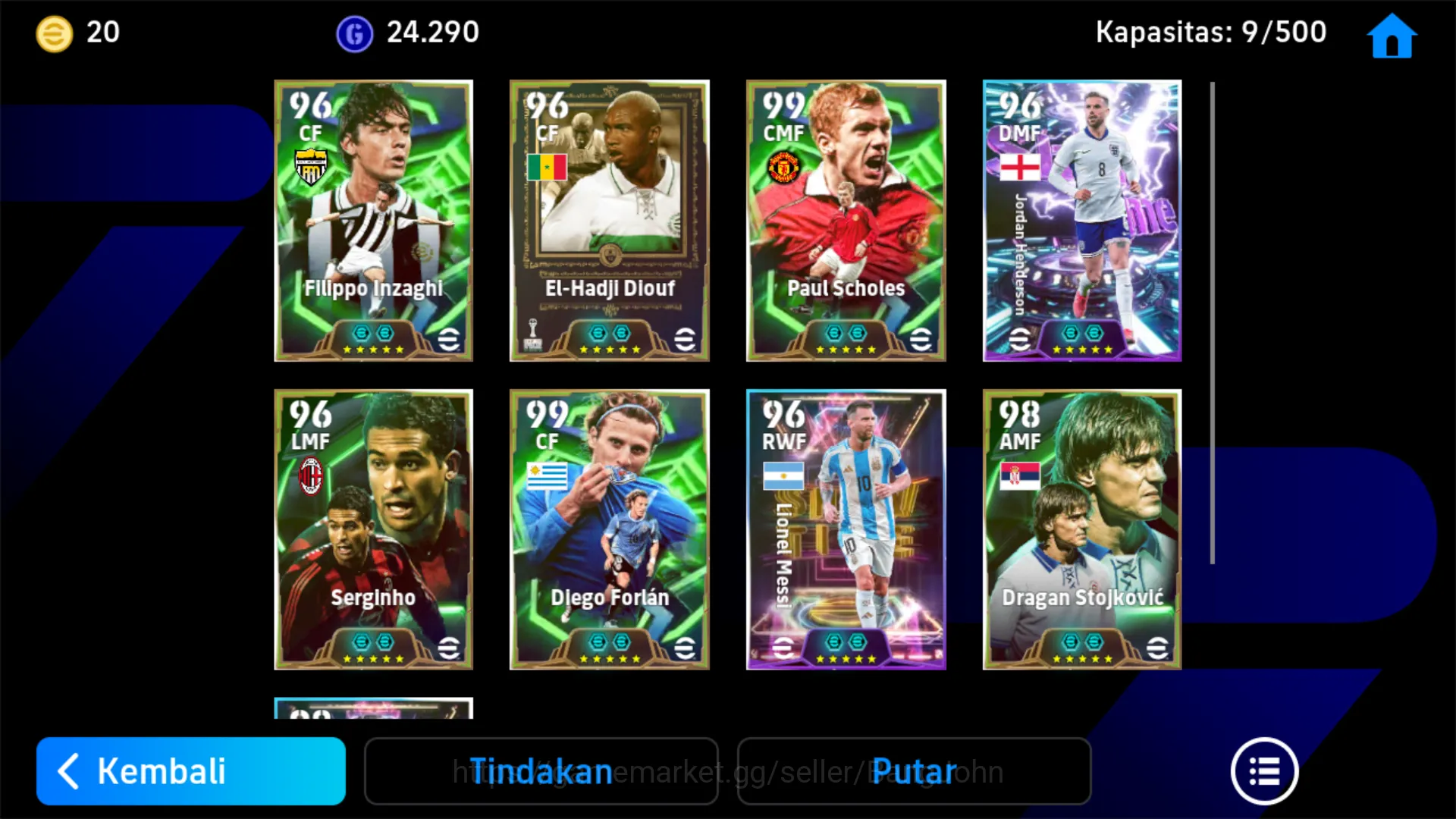 eFootball Accounts Others Power 3149 | Diego Forlan Epic DB | Michael Olise Show Time | Paul Scholes Epic DB| EFB299B 3