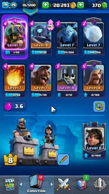 Clash Royale Accounts Lvl 19|Trophy 2955|Limited Skin|KTL 8|Card 48|2 EV image 2