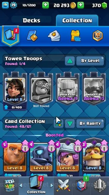 Clash Royale Accounts Lvl 19|Trophy 2955|Limited Skin|KTL 8|Card 48|2 EV image 5