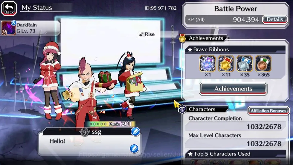 Bleach: Brave Souls Accounts GBL|50K Orbs+Senkaimon Quest|Rukia 10th Anniv,Sant image 2