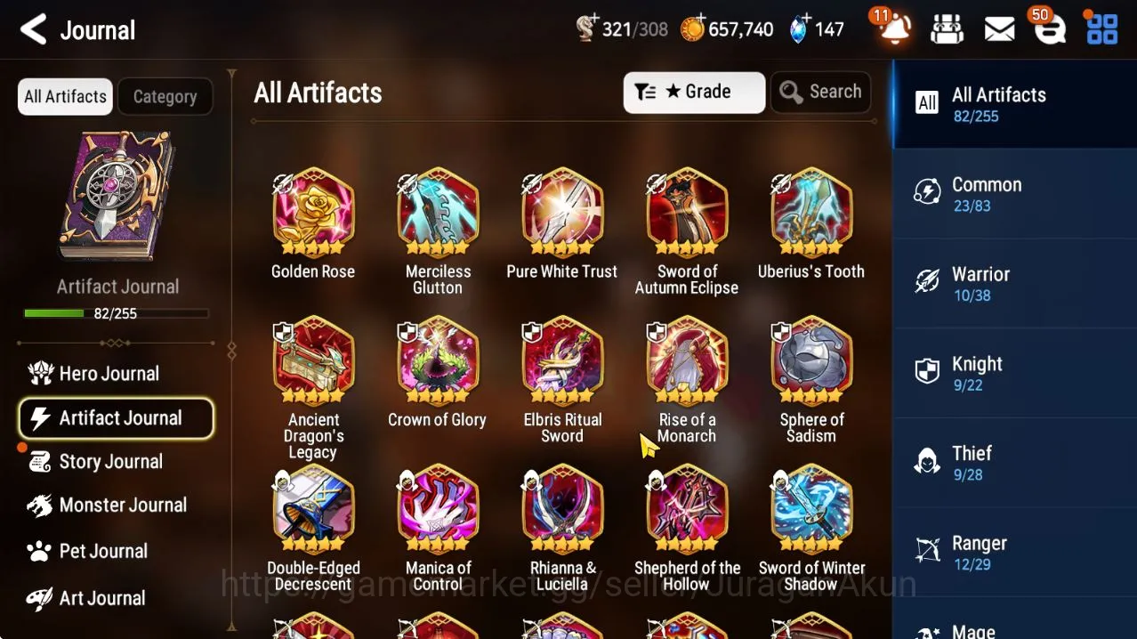 Epic Seven Mid-Tier Asia Unverif|14ML [Candy,SECeline,NMLuna,etc]Limit image 1