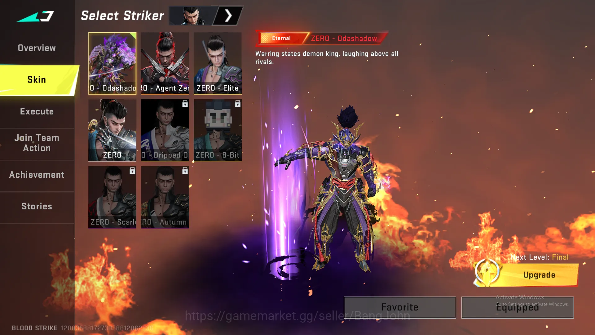 Blood Strike Accounts ASIA"Eternal MP5 LVL 3 | Eternal Vector LVL 2 | Et image 12
