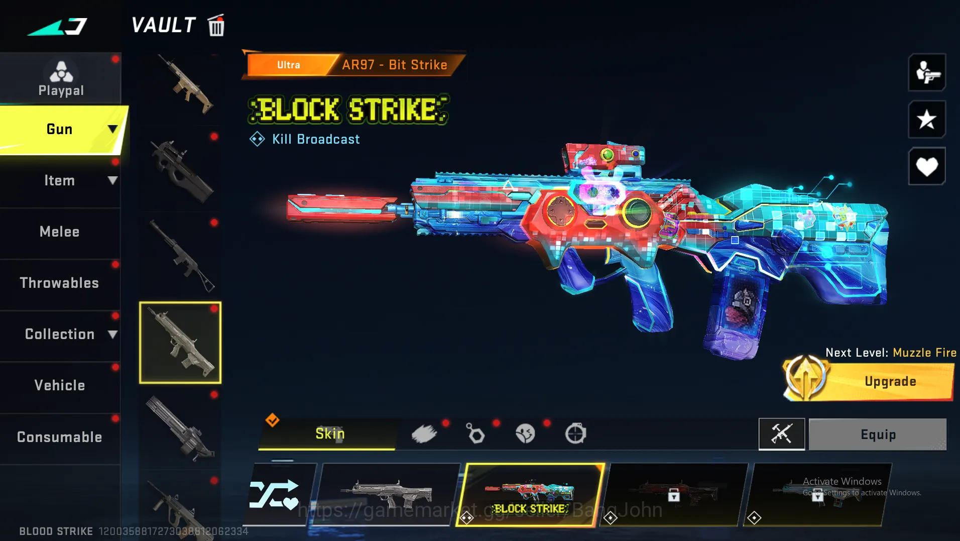 Blood Strike Accounts ASIA"Eternal MP5 LVL 3 | Eternal Vector LVL 2 | Et image 15