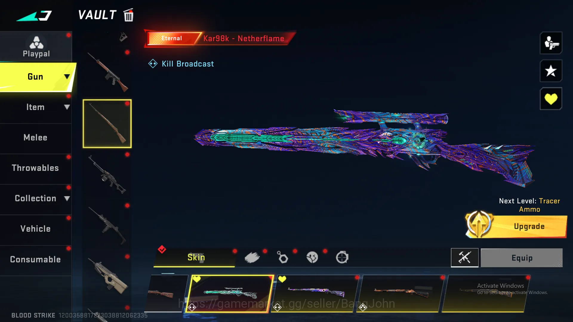 Blood Strike Accounts ASIA"Eternal MP5 LVL 3 | Eternal Vector LVL 2 | Et image 17