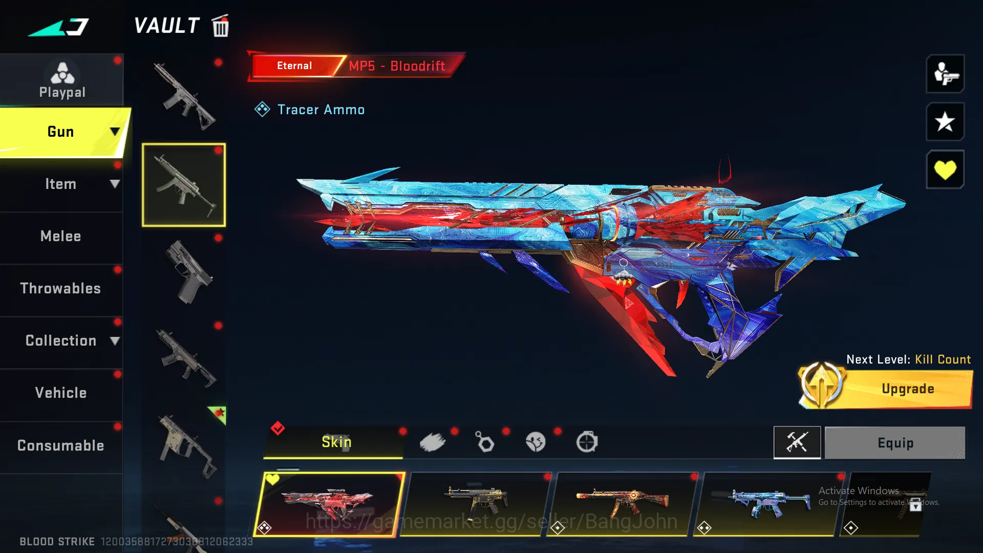 Blood Strike Accounts ASIA"Eternal MP5 LVL 3 | Eternal Vector LVL 2 | Et image 2