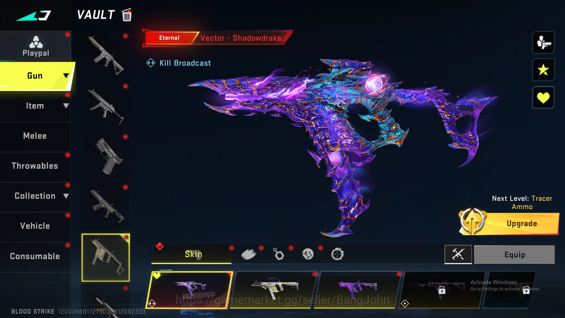 Blood Strike Accounts ASIA"Eternal MP5 LVL 3 | Eternal Vector LVL 2 | Et image 4