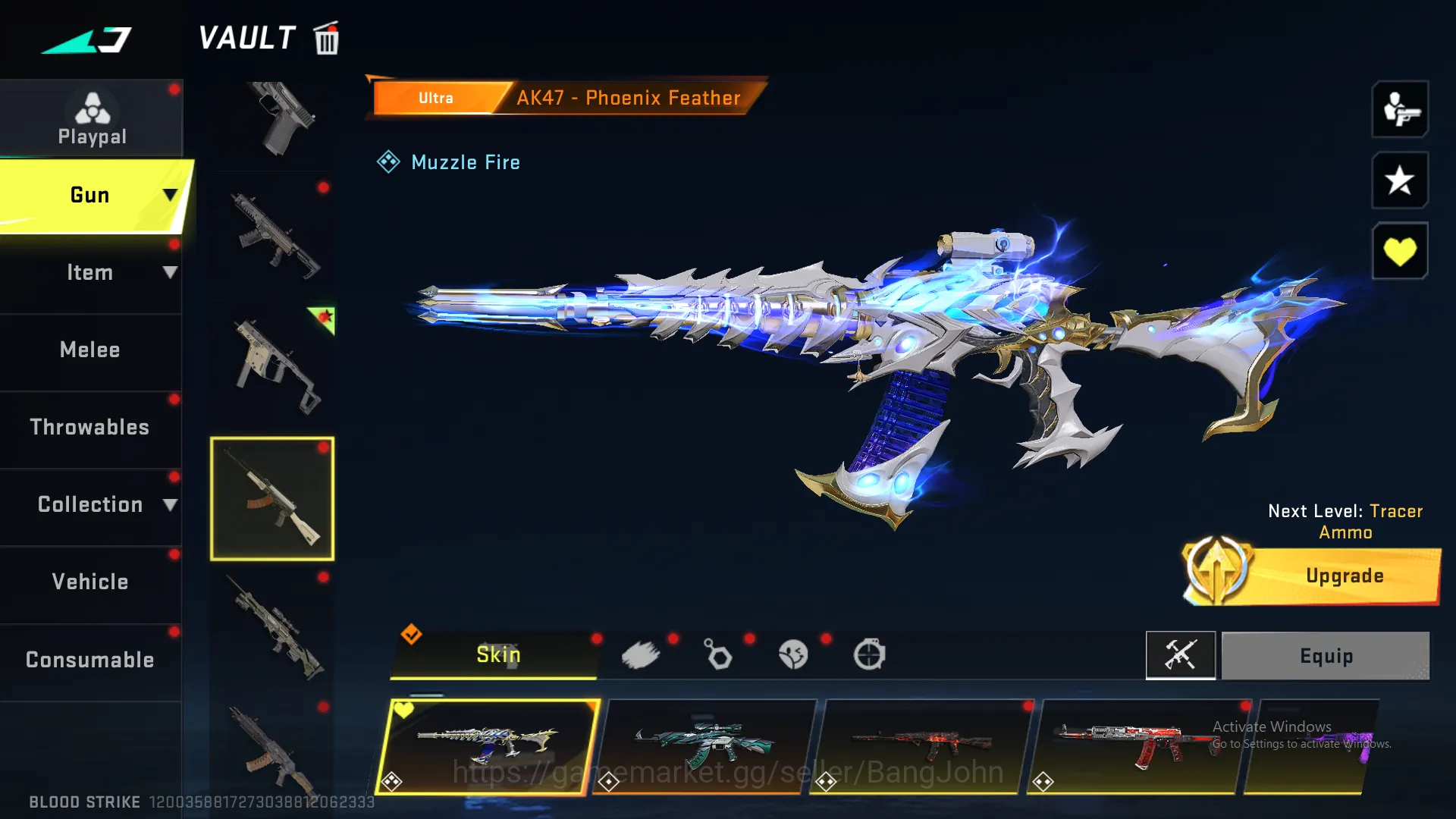 Blood Strike Accounts ASIA"Eternal MP5 LVL 3 | Eternal Vector LVL 2 | Et image 5