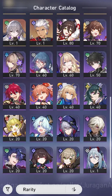 Honkai Star Rail Accounts Mid Game ASIA [TL70] 11 Limited 6