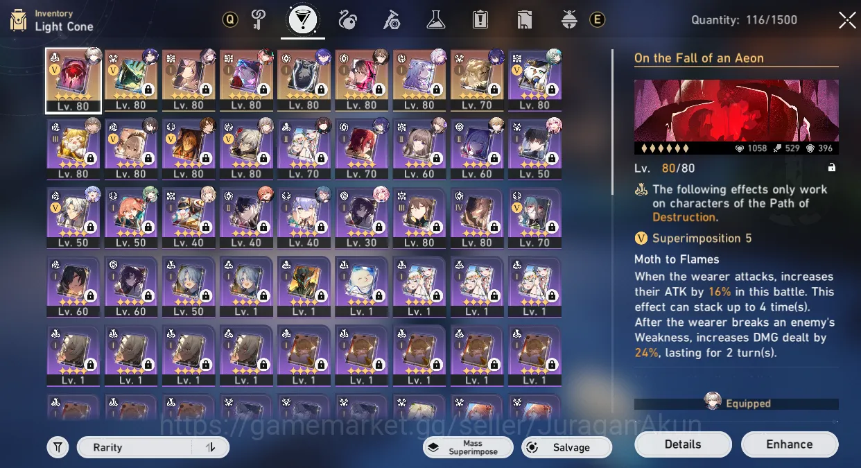 Honkai Star Rail Accounts Mid Game ASIA [TL70] 11 Limited 7