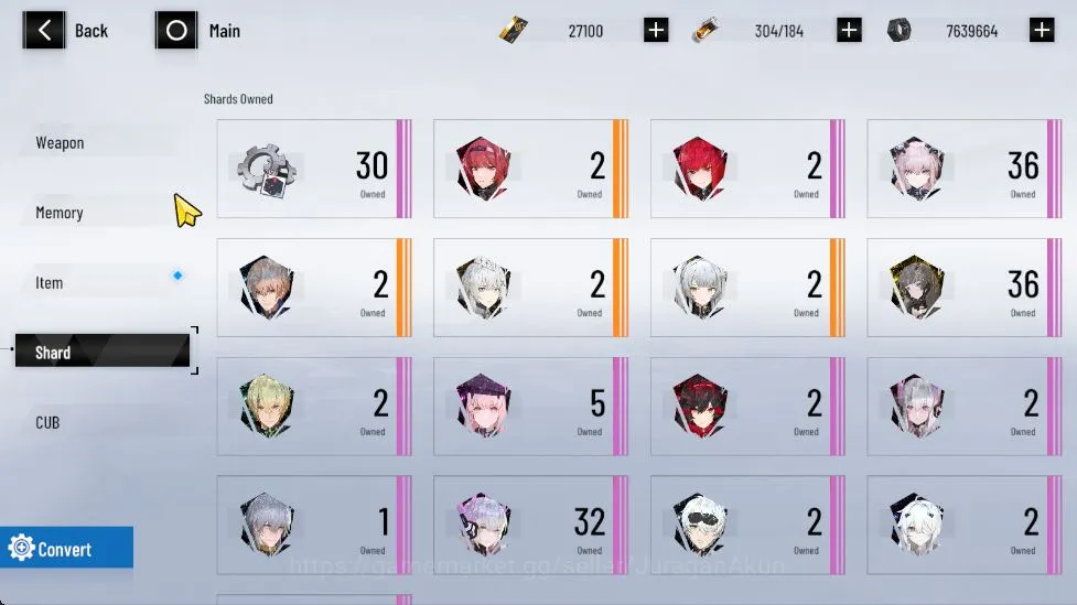 Punishing: Gray Raven Accounts ASIA| Starter With 27K BC+7,7K GoldenCard | Bianca image 2