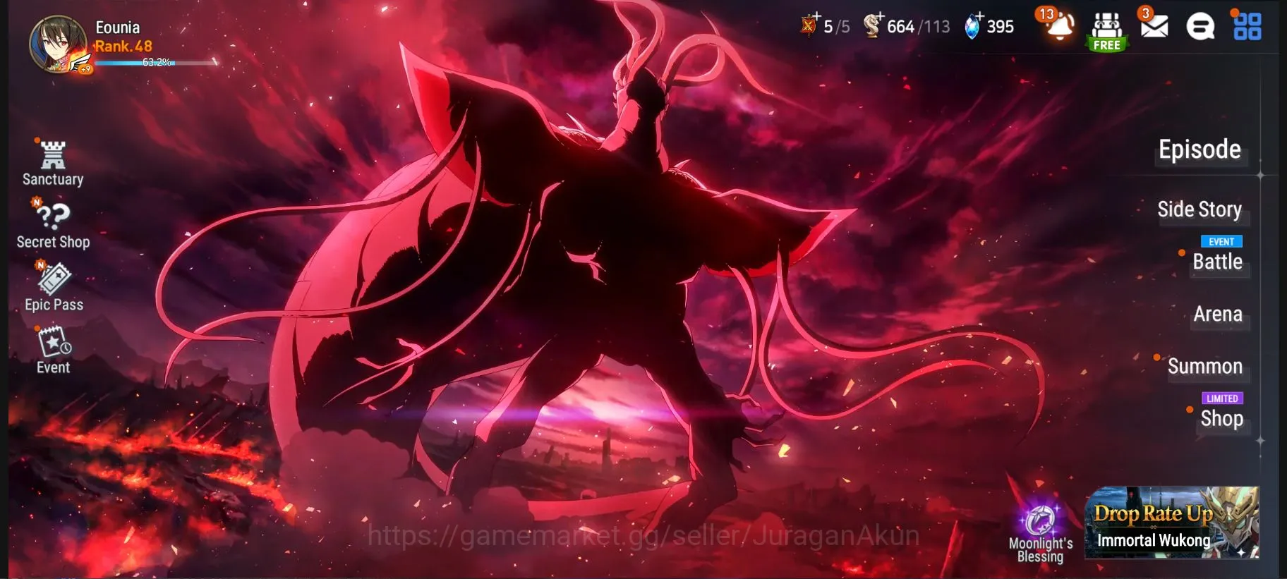 Epic Seven Accounts Starter Asia Verif |3ML (FS Tieria,PC Flan,S Tenebria) Bellona,Cidd,Armin,Baal&Sezan Etc+Many 2