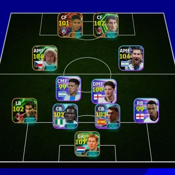 eFootball Accounts Legends & Iconic Players Efootball Collective Strength 3136 • BigTime BERGSON • Pavel Nedved • Van Den