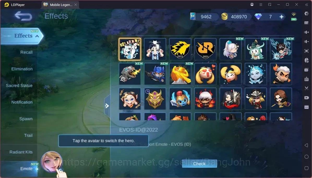 Mobile Legends: Bang Bang Accounts GLOBAL Hero 130 Skin 244|Transformers Roger|CC Bad image 11