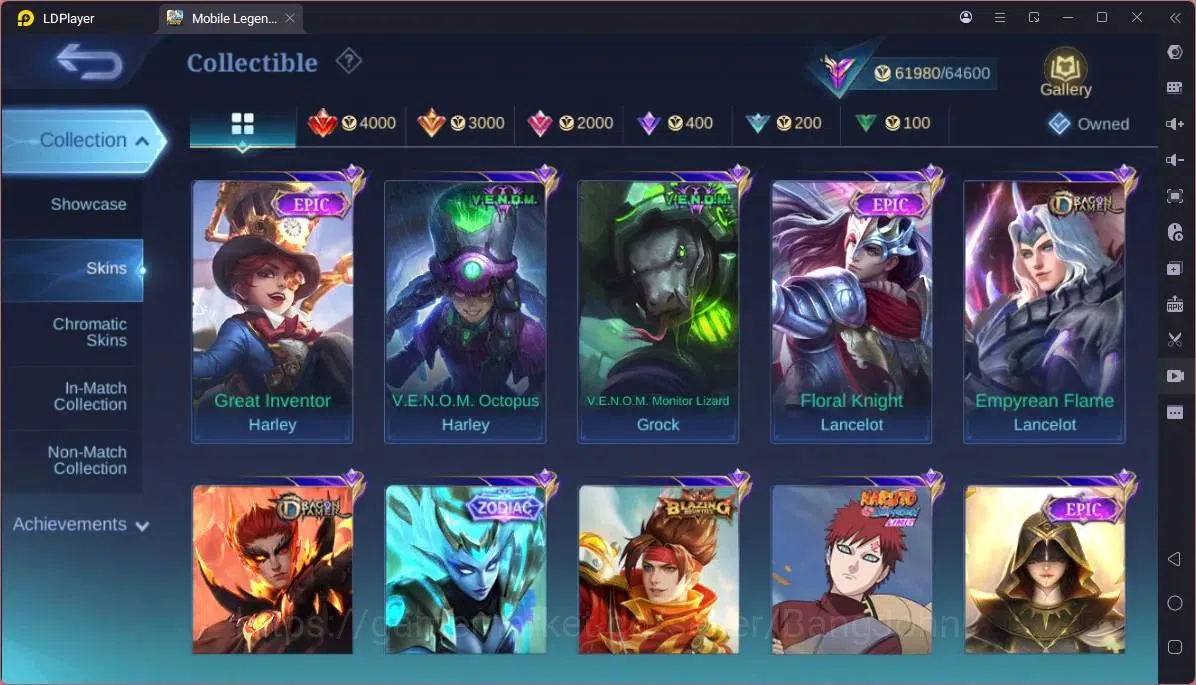 Mobile Legends: Bang Bang Accounts GLOBAL Hero 130 Skin 244|Transformers Roger|CC Bad image 4