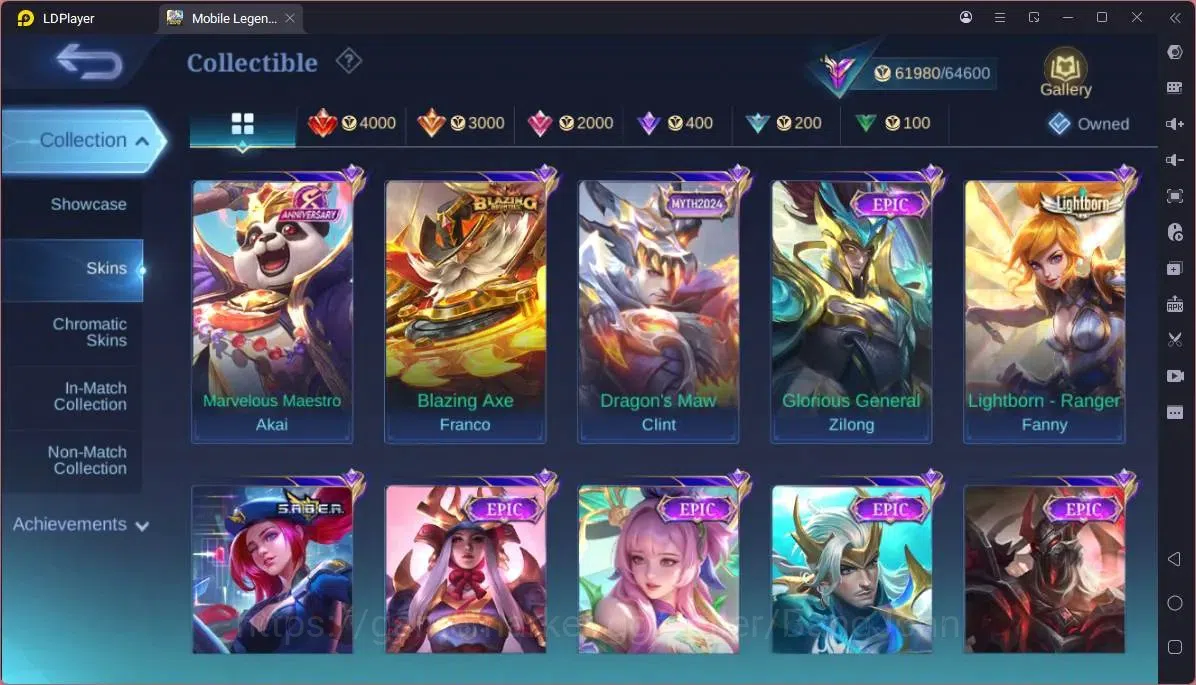 Mobile Legends: Bang Bang Accounts GLOBAL Hero 130 Skin 244|Transformers Roger|CC Bad image 7