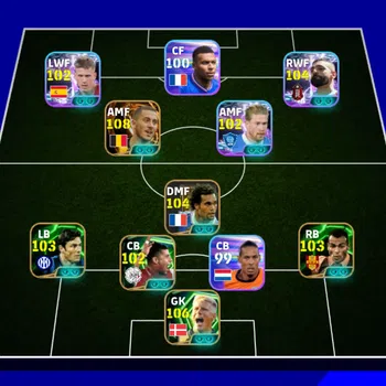 eFootball Accounts Starter Efootball Account |Blitz Curler Hazard| Big Time Hazard | Epic Schmeichel 107 |
