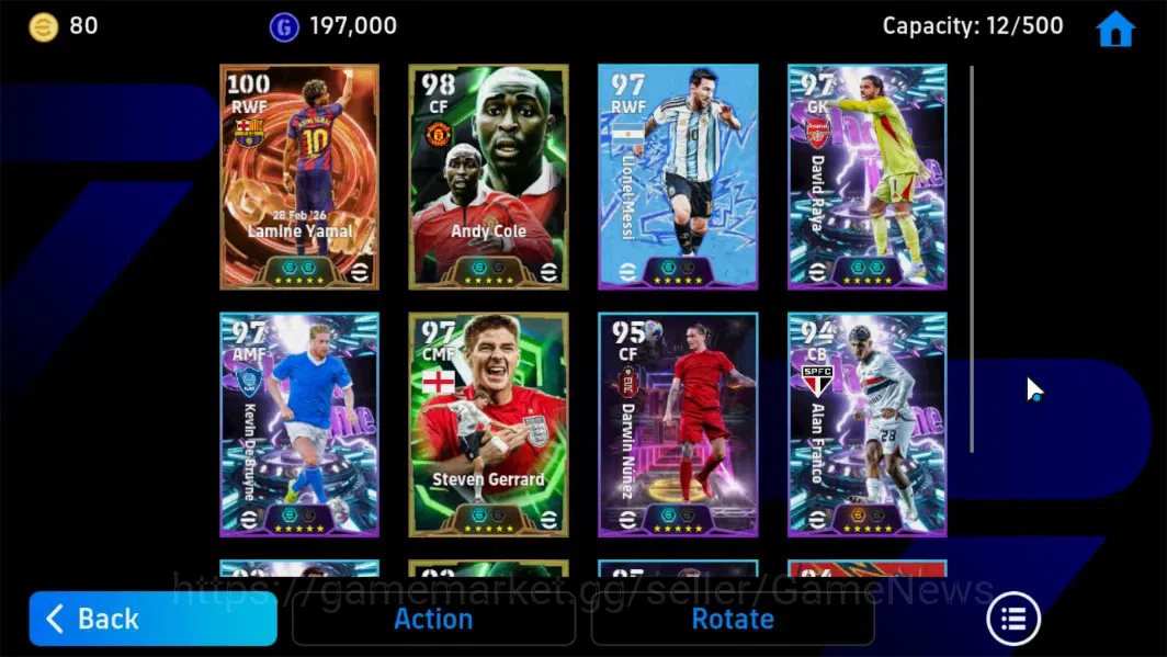 eFootball Accounts Android|BigTime Lamine Yamal,Epic Andy Cole,S.Gerr image 6