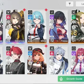 Chaos Zero Nightmare Accounts GLOBAL|Starter|Lv 20|1 Limits|1 SSR(Rossweisse,Veronica)|2536K Gold+68K TB|TakeMail(CZN744Z)