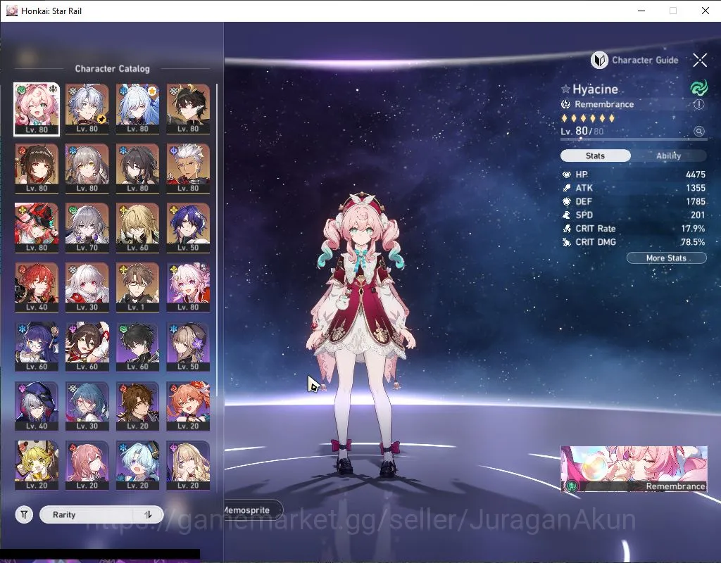 Honkai Star Rail Accounts ASIA |TL 67|9 Limited |Hyacine+Sign,Dan Heng PT+Si image 2