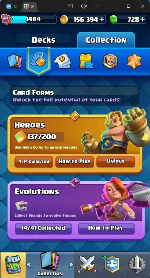 Clash Royale Accounts Global |CL 1484|KTL 14|Trophy 8692|121 Cards|1 MAX image 14