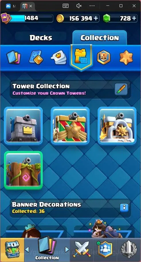 Clash Royale Accounts Global |CL 1484|KTL 14|Trophy 8692|121 Cards|1 MAX image 17
