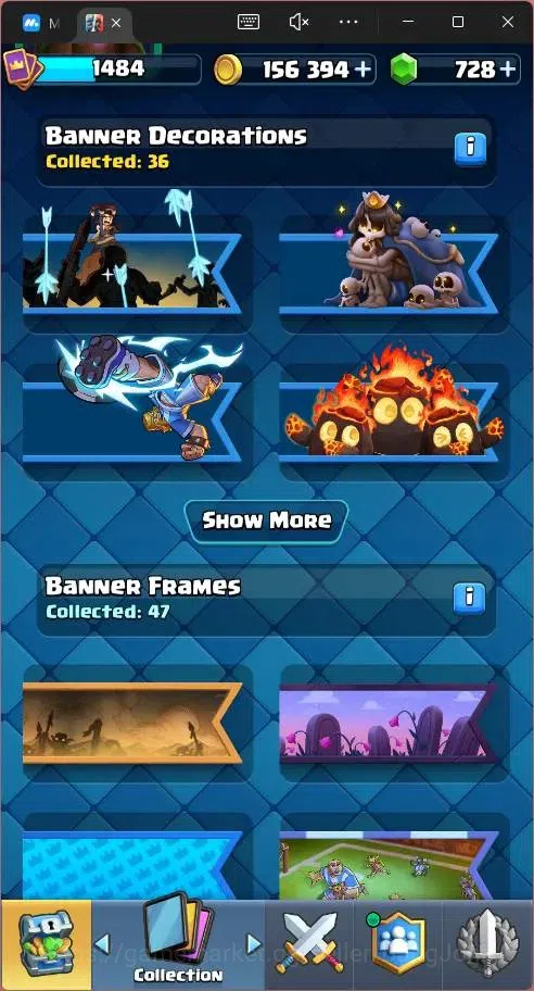 Clash Royale Accounts Global |CL 1484|KTL 14|Trophy 8692|121 Cards|1 MAX image 18