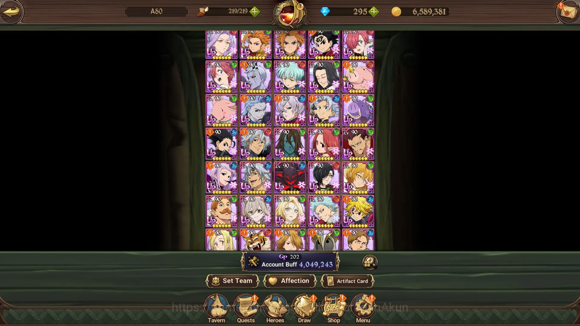 The Seven Deadly Sins: Grand Cross Accounts Asia |4M CC| 3LR+5UR + Many Collabs (KDiane6/6,Tho image 2