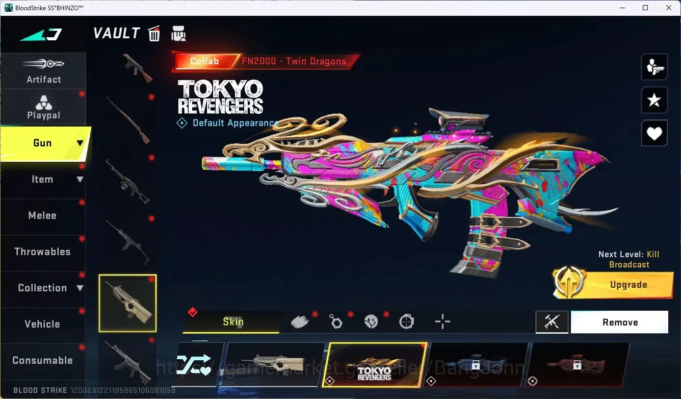 Blood Strike Accounts ASIA | 4 Collab Gun (7DS&TR) | 1 Eternal Gun | 1 U image 12