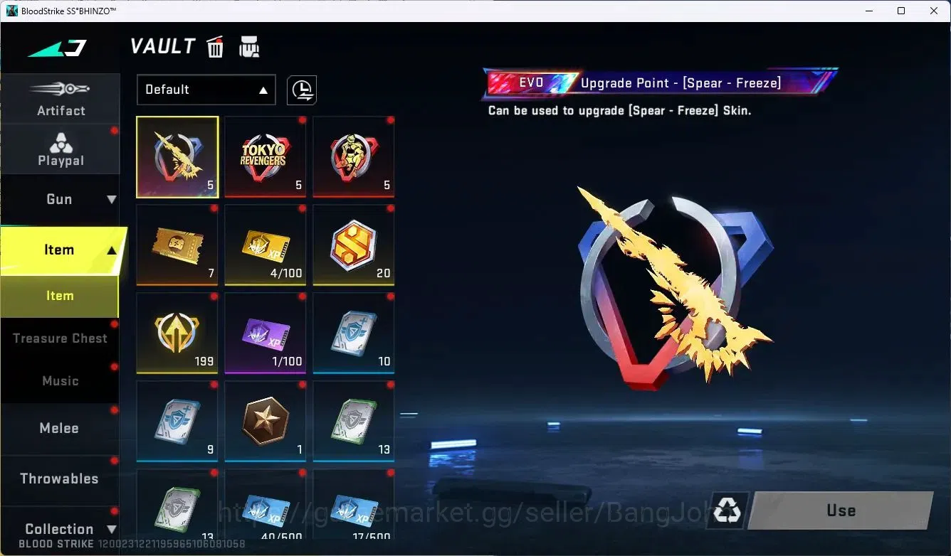 Blood Strike Accounts ASIA | 4 Collab Gun (7DS&TR) | 1 Eternal Gun | 1 U image 15