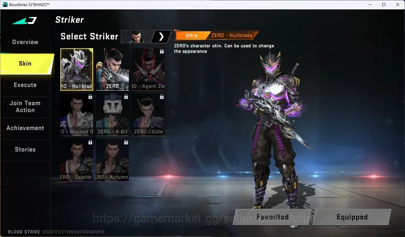 Blood Strike Accounts ASIA | 4 Collab Gun (7DS&TR) | 1 Eternal Gun | 1 U image 17