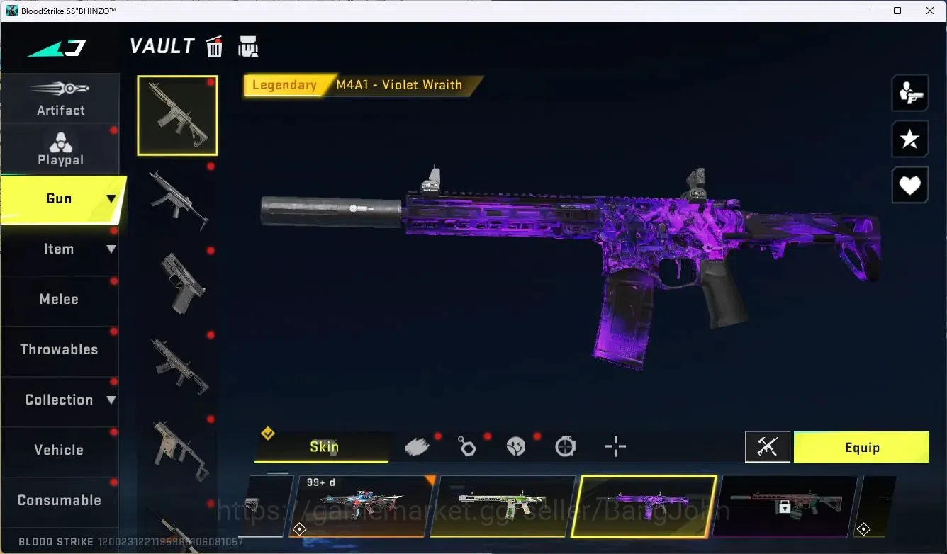 Blood Strike Accounts ASIA | 4 Collab Gun (7DS&TR) | 1 Eternal Gun | 1 U image 2