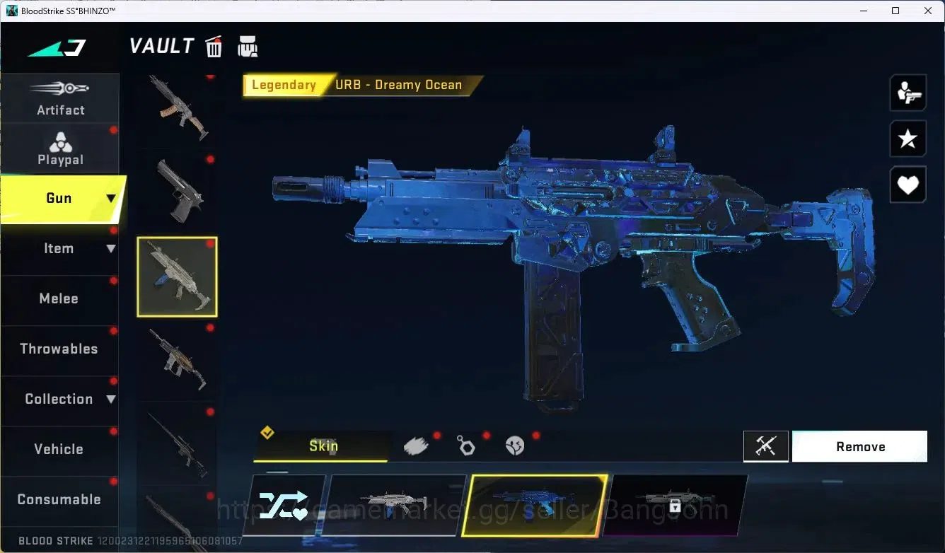 Blood Strike Accounts ASIA | 4 Collab Gun (7DS&TR) | 1 Eternal Gun | 1 U image 4