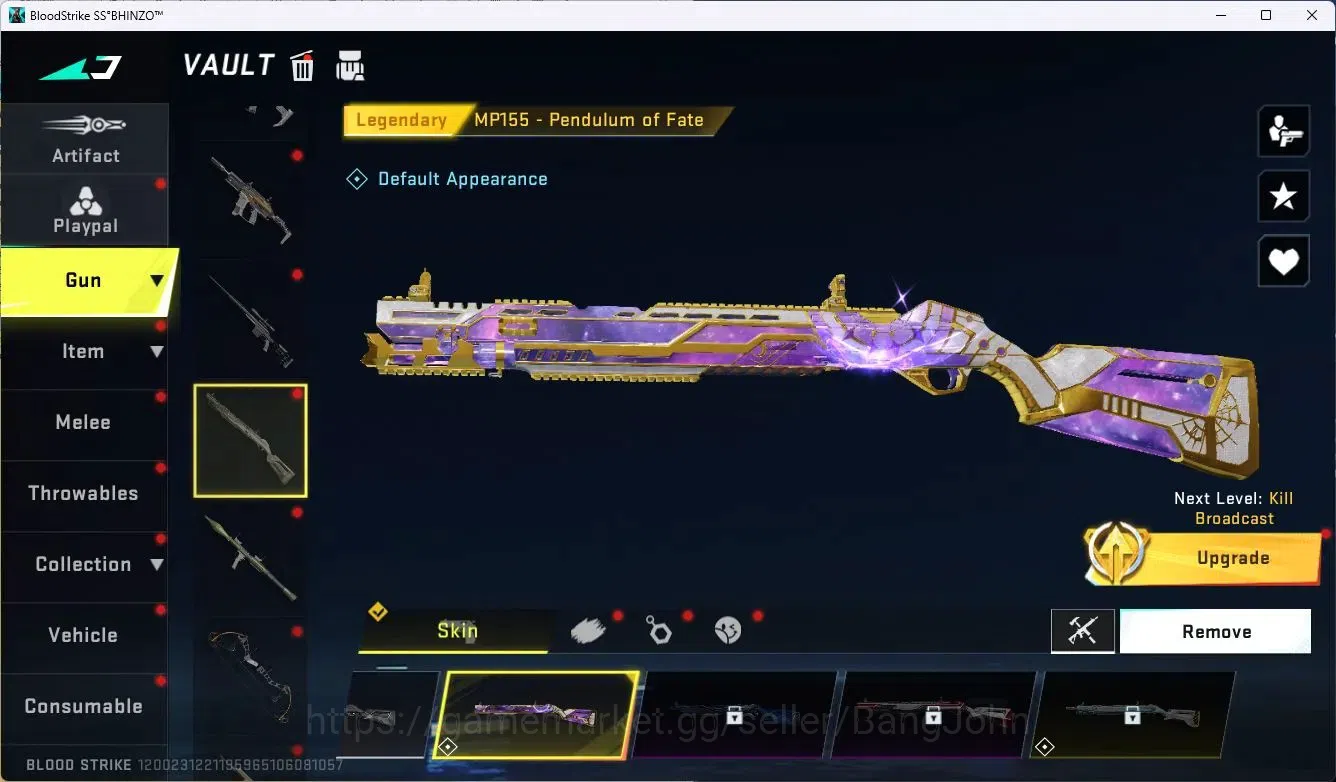 Blood Strike Accounts ASIA | 4 Collab Gun (7DS&TR) | 1 Eternal Gun | 1 U image 7
