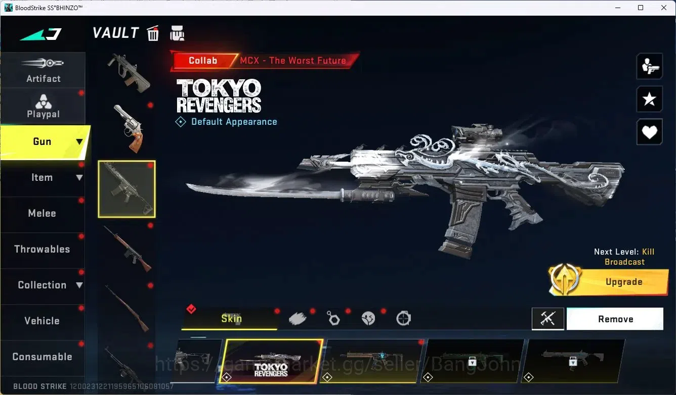Blood Strike Accounts ASIA | 4 Collab Gun (7DS&TR) | 1 Eternal Gun | 1 U image 9