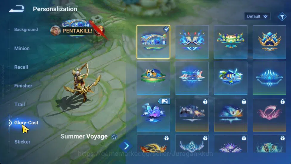Honor of Kings Accounts Smurf Hero 54 Skin 46 |Fresh Starter| Worldy 3 [Huang Zhong,Liu Bei,Cai Yan]+ SNK Nekururu 8