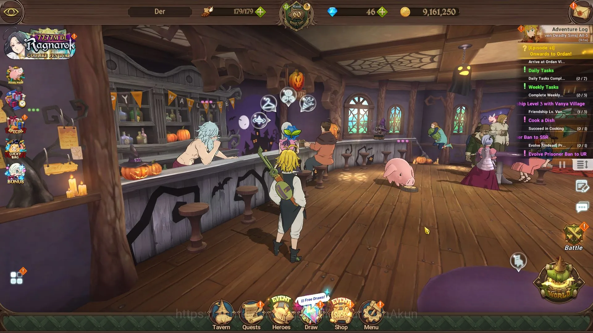 The Seven Deadly Sins: Grand Cross Accounts Starter Global | 700K CC | 4 UR | Sabunak 3/6, Fate Skuld, Arthur, Thor | Code 2