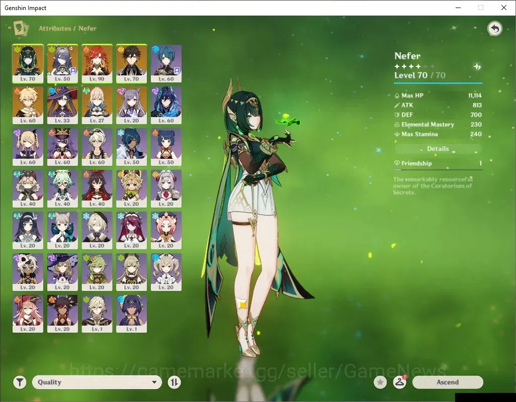 Genshin Impact Accounts ASIA|AR 51|4 Limit + 3 Standard + 2 (*5Wep)|Nefer+ image 3