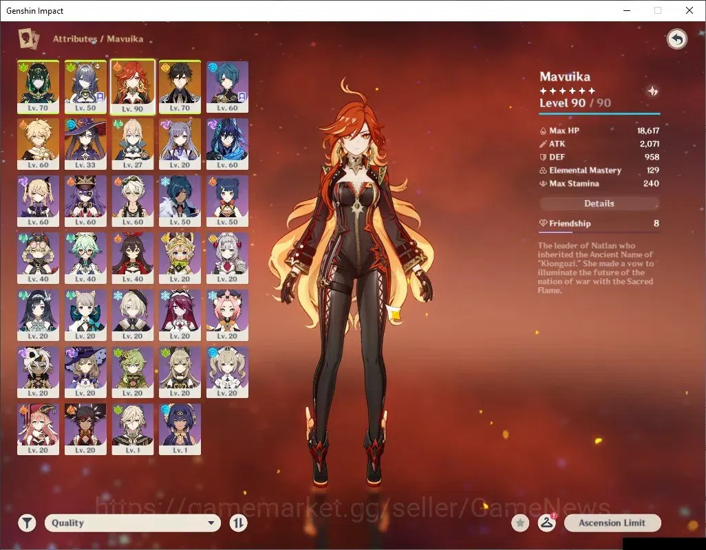 Genshin Impact Accounts ASIA|AR 51|4 Limit + 3 Standard + 2 (*5Wep)|Nefer+ image 5
