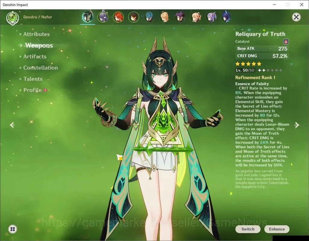 Genshin Impact Accounts ASIA|AR 51|4 Limit + 3 Standard + 2 (*5Wep)|Nefer+ image 7