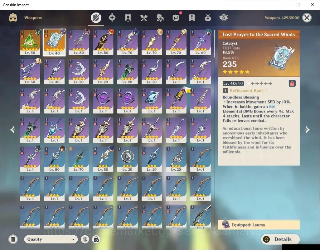 Genshin Impact Accounts ASIA|AR 51|4 Limit + 3 Standard + 2 (*5Wep)|Nefer+ image 9