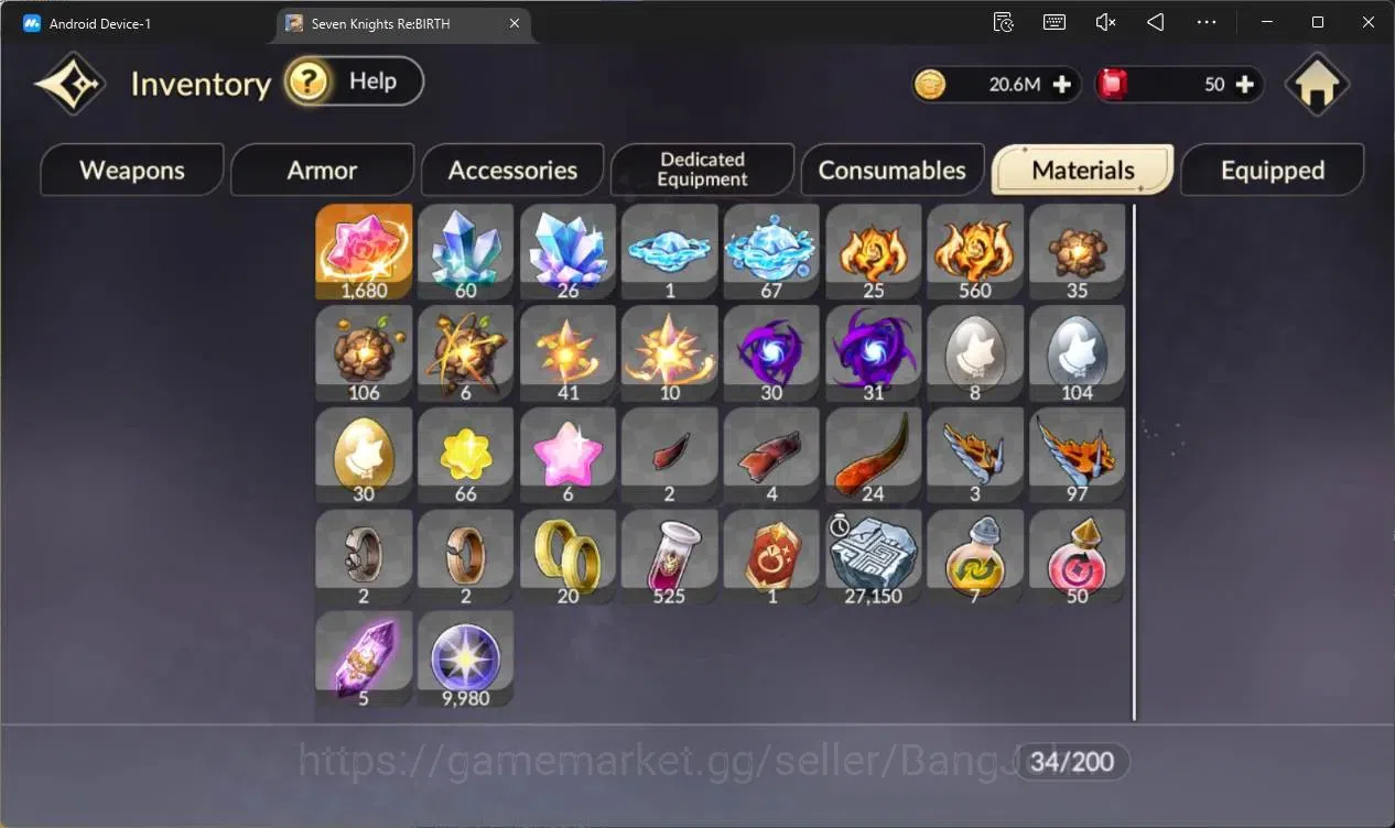 Seven Knights Re:Birth Accounts Global |3 EX7 (Melia,Juri,Gelidus)|30 TC6(Dellons, image 11