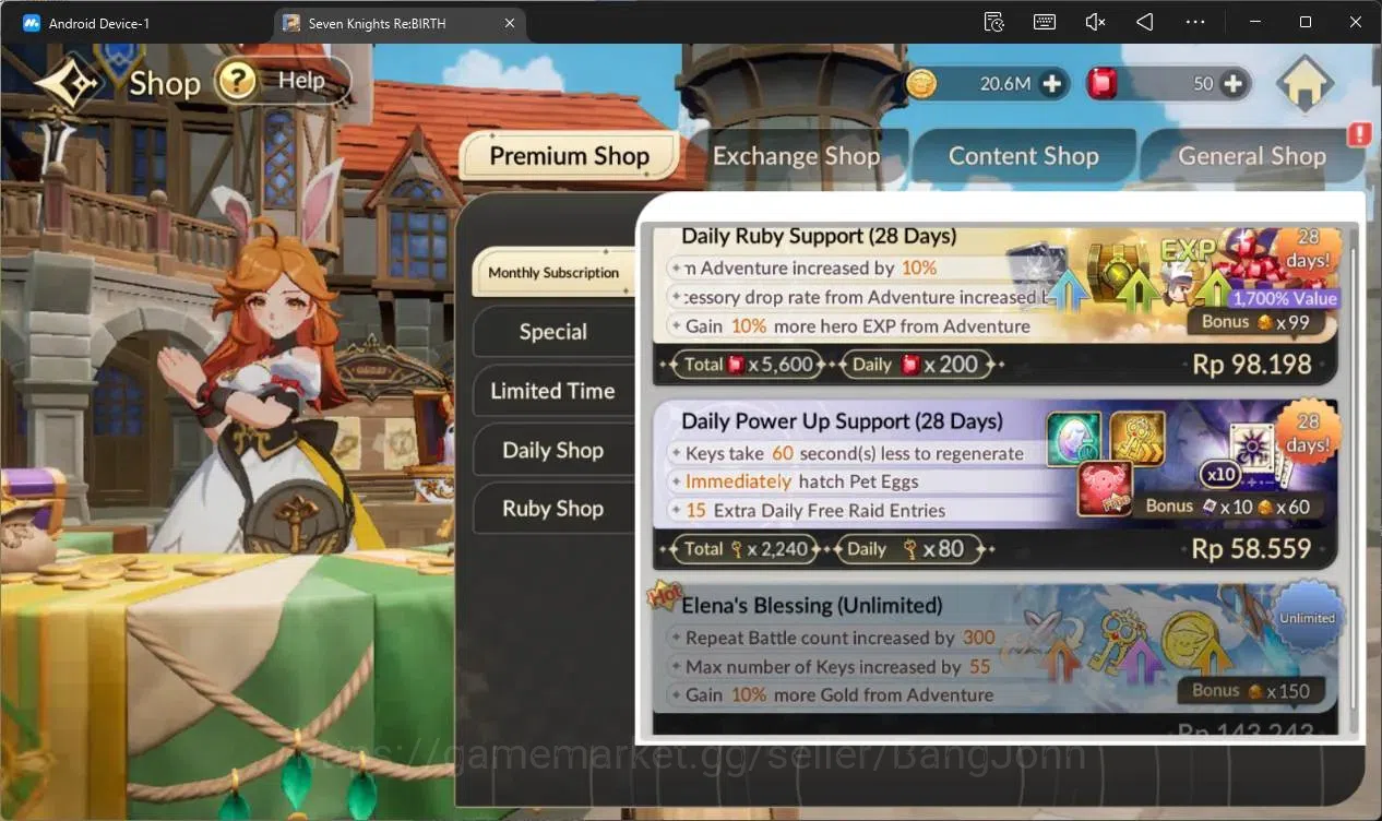 Seven Knights Re:Birth Accounts Global |3 EX7 (Melia,Juri,Gelidus)|30 TC6(Dellons, image 16