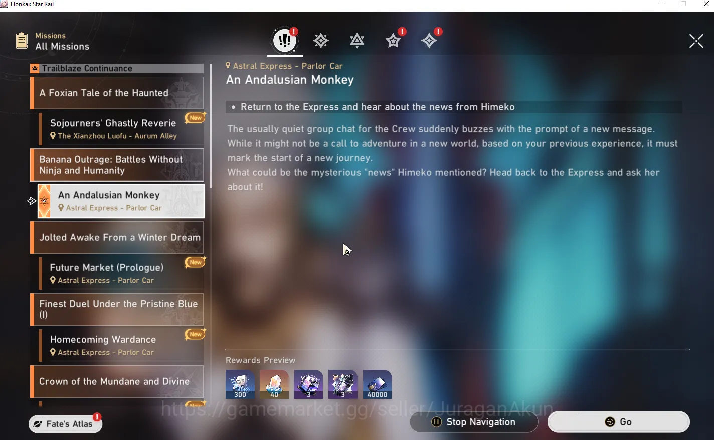 Honkai Star Rail Accounts Mid Game Asia [TL58] | Best Standar | [Phainon E1+Sign, Jing Yuan, Archer, Dr.Ratio] | Penacony 8